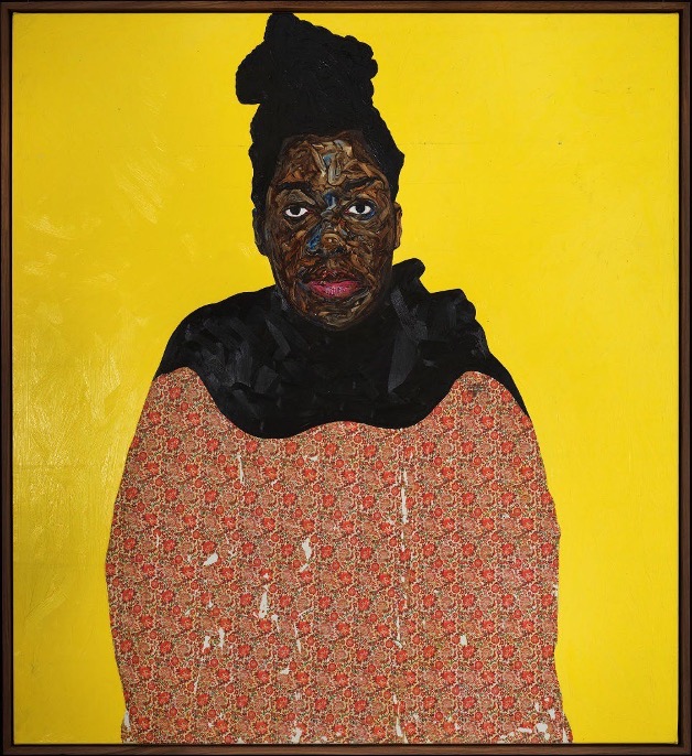 Amoako Boafo, Enyonam’s Black Shawl, 2020
© Courtesy des Künstlers und Mariane Ibrahim Gallery, Paris © Bildrecht, Wien 2024