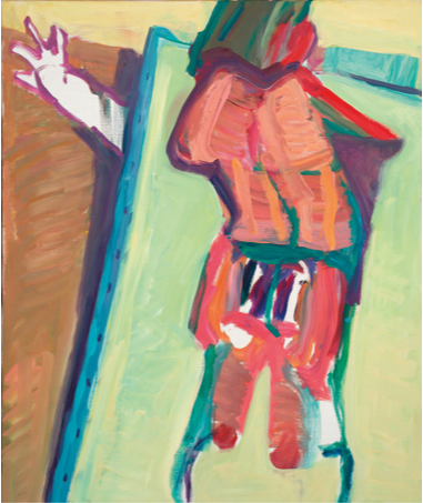 Maria Lassnig, „Innerhalb und außerhalb der Leinwand Il